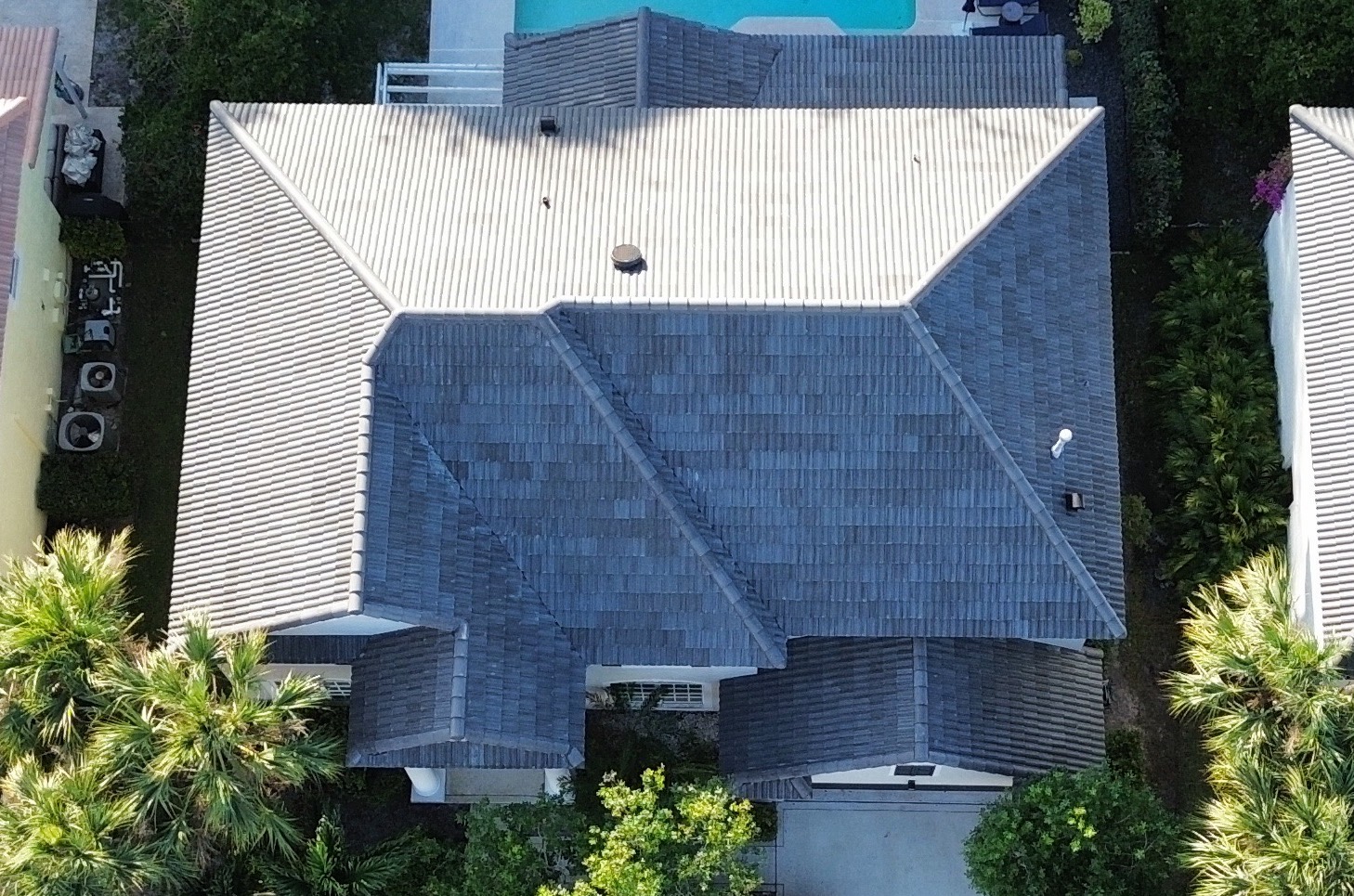 Roof repair in Boca Raton, FL.