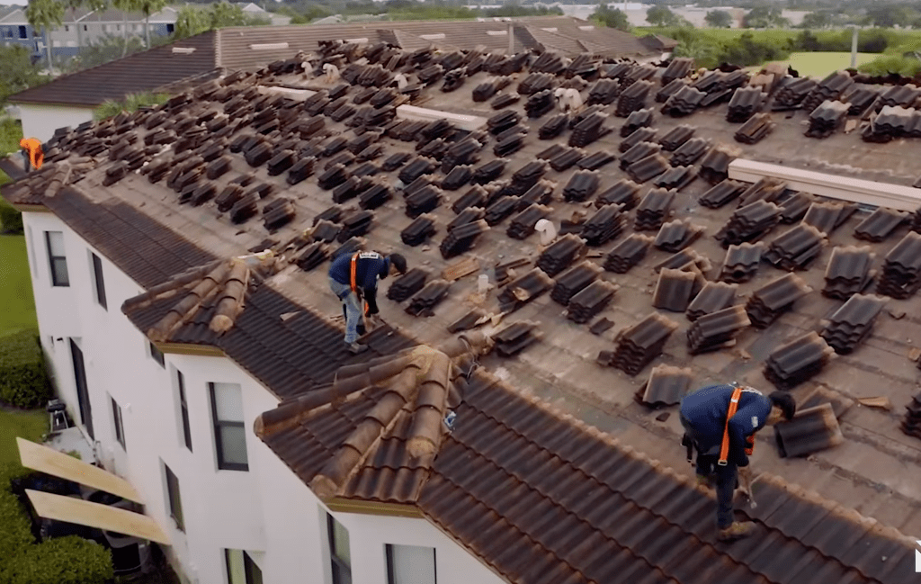 Commercial roof in Boca Raton, FL.