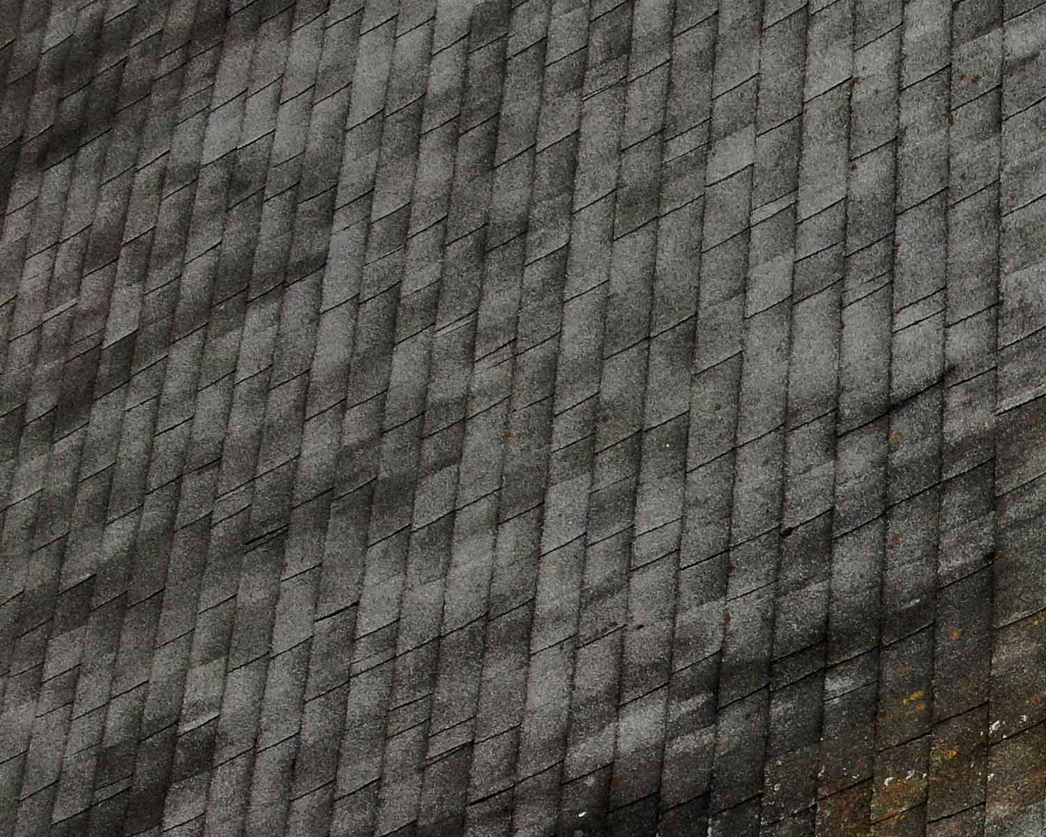 Granule loss on asphalt shingles