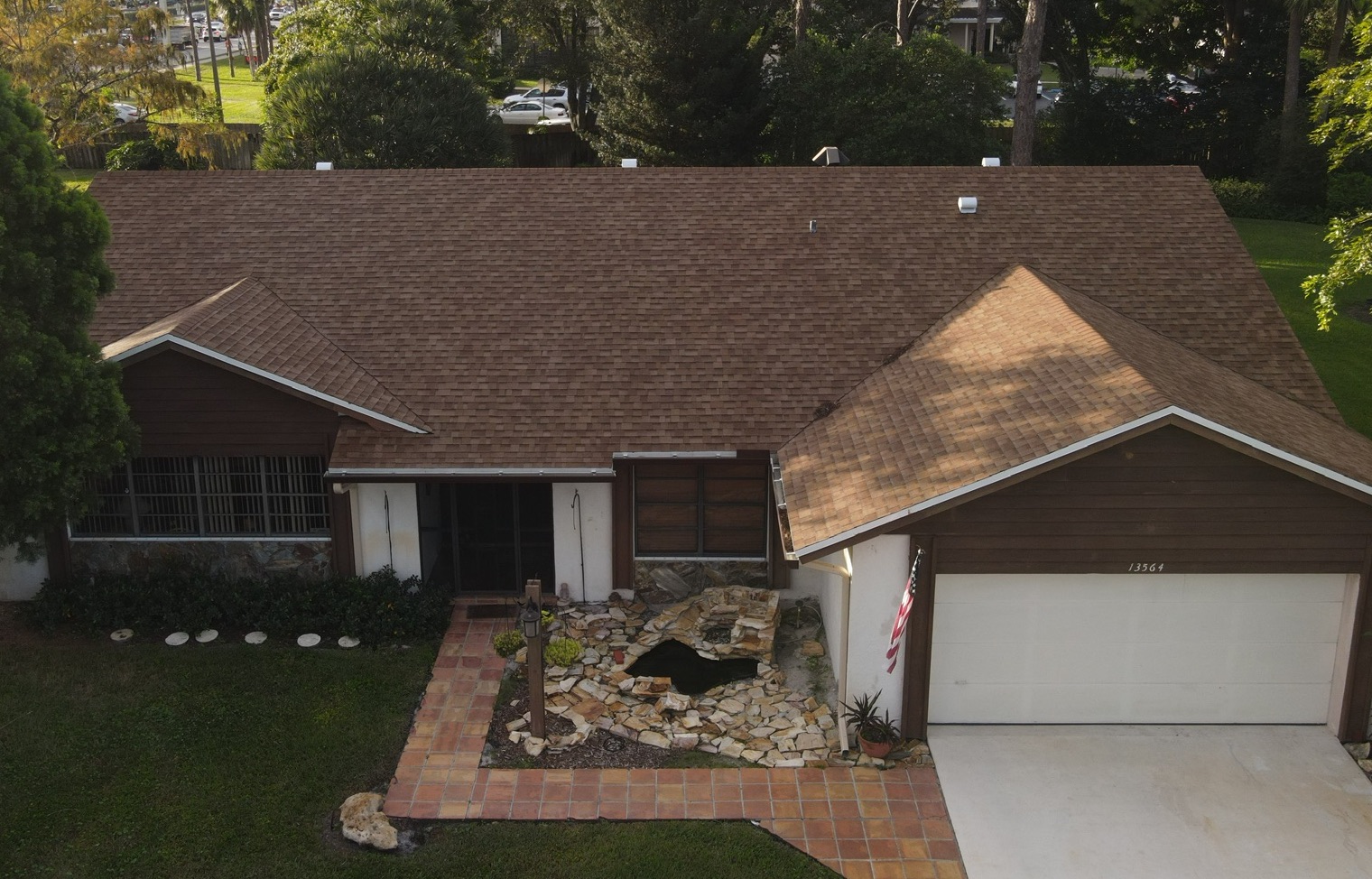 Aventura home receiving professional roofing services by Neal Roofing & Waterproofing team